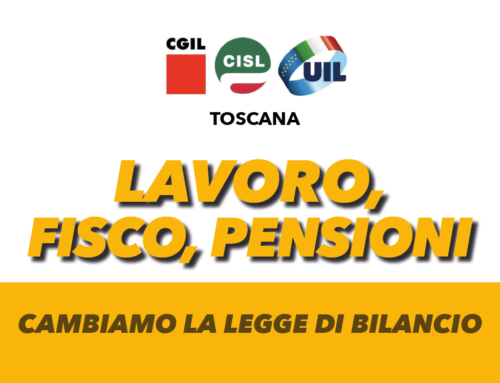 “Cambiamo la Manovra”, il 27 novembre Cgil-Cisl-Uil in piazza a Firenze
